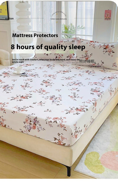 Juego de Sábana Ajustable y Funda de Almohada Estampada en Fibra Sintética - Image 17