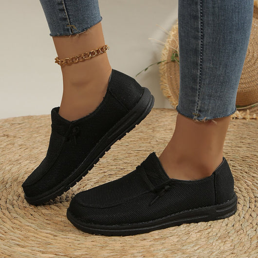 Mocasines Cómodos Talla Grande con Cordones y Diseño Slip-On - Image 5