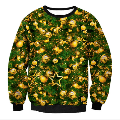 Suéter Navideño Divertido Santa Elfo Vacaciones para Hombre y Mujer - Image 16