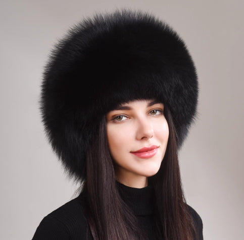 Gorro de Cuero Genuino Étnico para Invierno con Protección de Orejas - Image 11