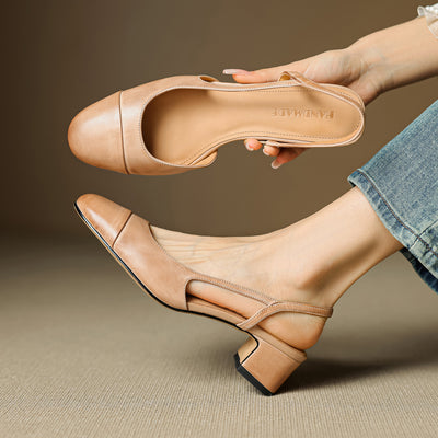 Sandalias Romanas Retro Francesas con Punta Abierta