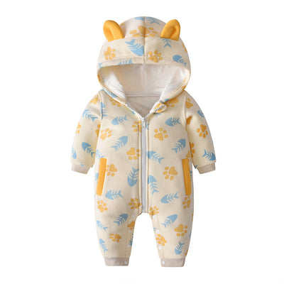 Mameluco Tejido de Algodón para Bebé - Diseño Adorable para Gatear - Image 5