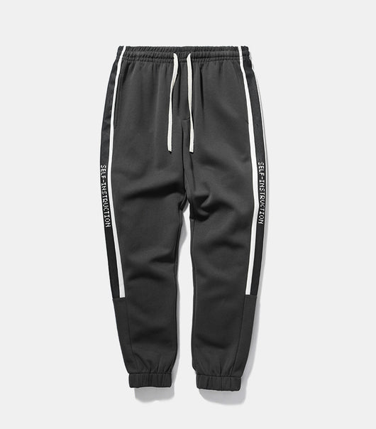Pantalones de Chándal Retro para Hombre con Cintura Elástica y Franjas Laterales - Image 17
