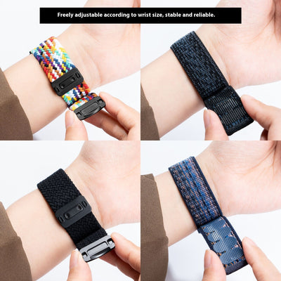 Correa de Reloj Tejida Nylon Loop - Cinturón Versátil y Cómodo - Image 5