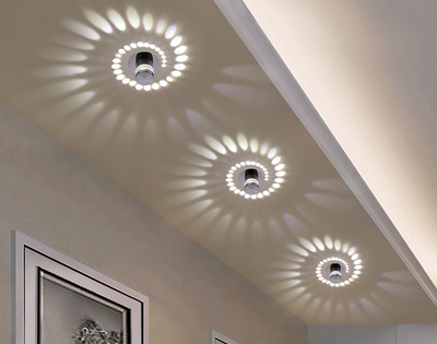 Lámpara LED Espiral Moderna para Pared - Luz Colorida para Bares y Espacios Interiores - Image 3
