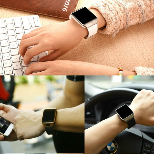 Reloj Inteligente DZ09 con Pantalla Táctil y Llamadas Telefónicas