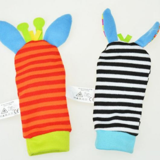 Calcetines Sonajeros Suaves para Bebé - Juguete Sensorial Interactivo