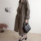 Abrigo de Lana Gruesa para Mujer - Otoño e Invierno