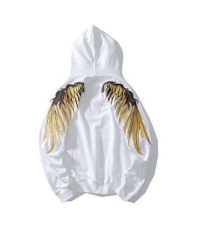 Suéter con Alas de Alambre Dorado Unisex - Image 6