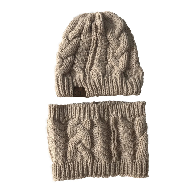 Gorro Tejido Multifuncional con Bufanda Integrada para Mujer - Protección Térmica Invierno - Image 8