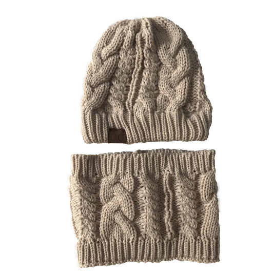Gorro Tejido Multifuncional con Bufanda Integrada para Mujer - Protección Térmica Invierno - Image 8