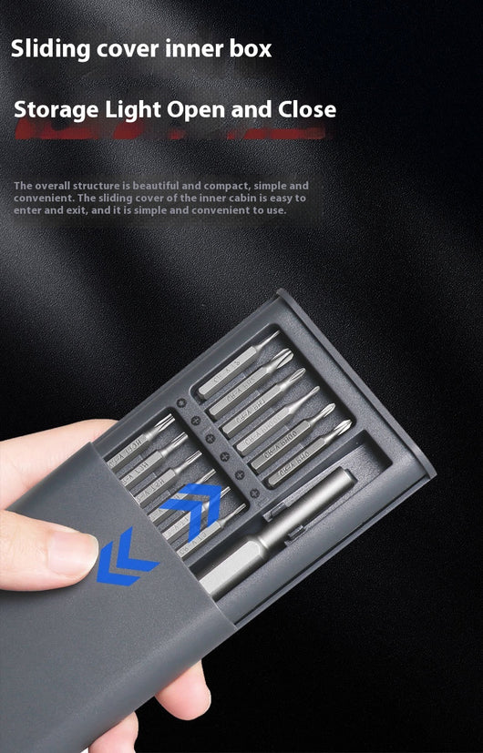 Juego de Destornillador de Precisión 26 en 1 Multifunción - Image 13