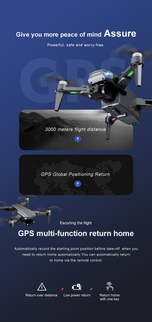 Dron PTZ de Tres Ejes Autonivelante con Diseño Plegable - Image 30