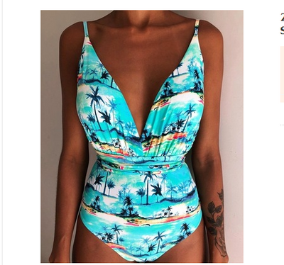 Traje de Baño Monokini Escotado para Mujer - Image 8