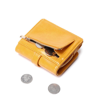 Cartera Corta Retro para Mujer - Monedero Estudiante Elegante Multiusos - Image 12