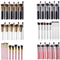 Set de 10 Brochas de Maquillaje con Mango de Madera