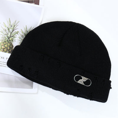 Gorro Tejido Hip Hop con Anillo Decorativo para Hombre y Mujer - Image 22