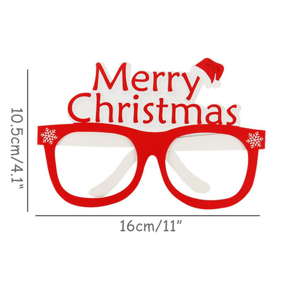 Gafas 3D Navideñas de Papel