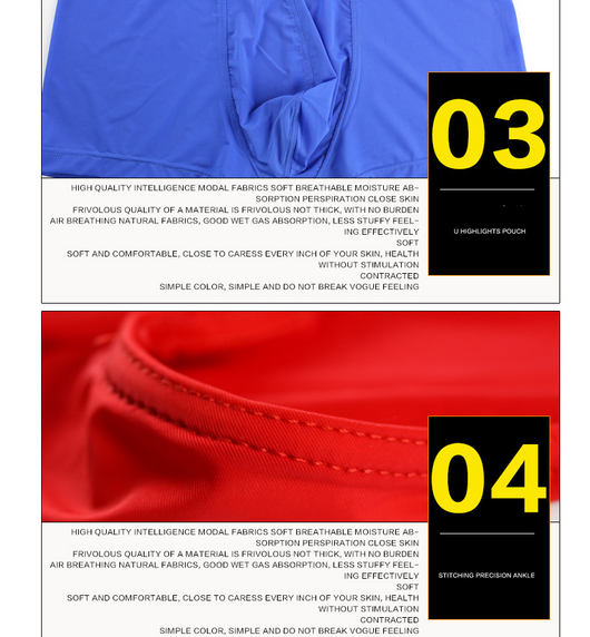 Bóxer Hombre Seda de Hielo con Bolsa U Transpirable - Image 13