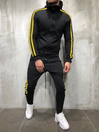 Cardigan Deportivo con Capucha y Botones para Hombre - Image 5