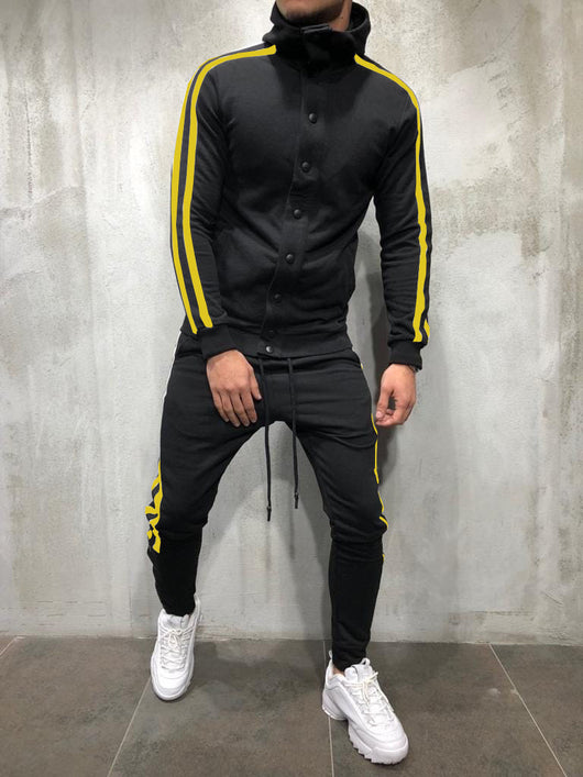 Cardigan Deportivo con Capucha y Botones para Hombre - Image 5