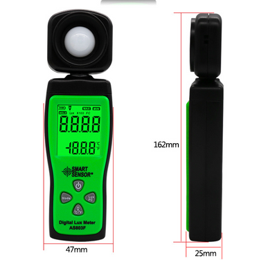 Medidor de Luz Digital SMART SENSOR AS803 - Luxómetro LCD de Precisión Profesional - Image 7