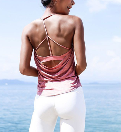 Sostén Deportivo Yoga Contraste Dos Piezas para Running - Image 17