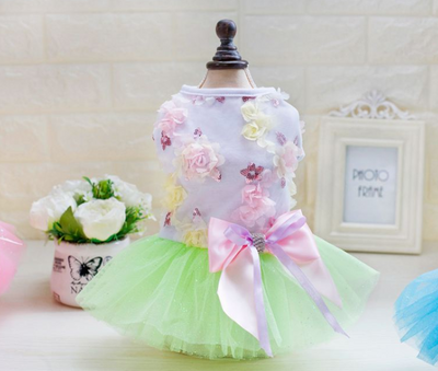 Vestido Tutú Princesa para Perro - Malla Transpirable Primavera Verano - Image 3