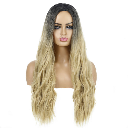 Peluca Ondulada para Mujer - Cabello Rizado Europeo y Americano - Image 3