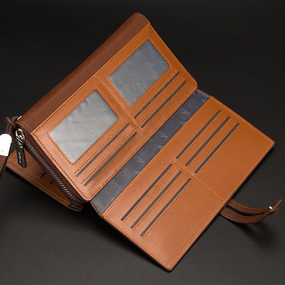 Cartera Multifuncional Baellerry Europe - Billetera Ejecutiva para Hombre de Gran Capacidad - Image 4