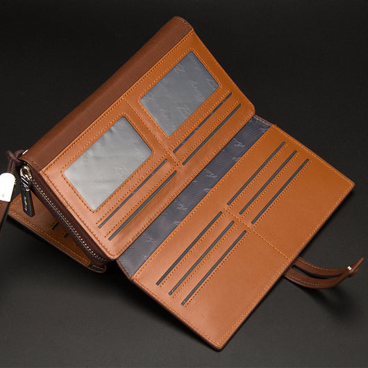 Cartera Multifuncional Baellerry Europe - Billetera Ejecutiva para Hombre de Gran Capacidad - Image 4