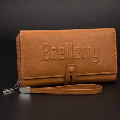 Cartera Multifuncional Baellerry Europe - Billetera Ejecutiva para Hombre de Gran Capacidad - Image 9