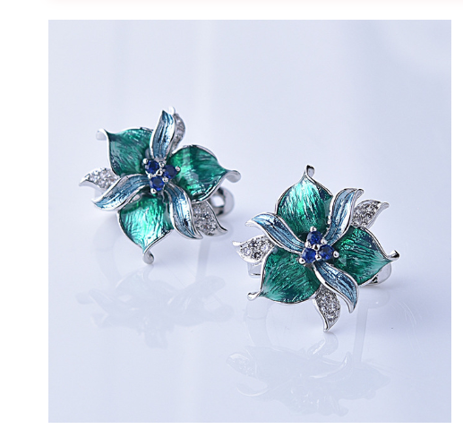 Conjunto de Aretes y Dije en Resina Epoxi Púrpura - Image 18