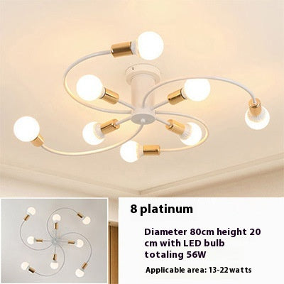 Lámpara de Lujo Minimalista para Sala de Estar - Image 10