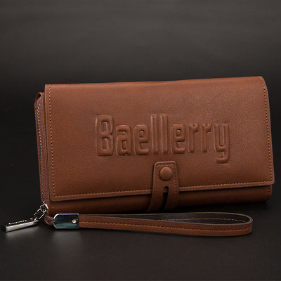Cartera Multifuncional Baellerry Europe - Billetera Ejecutiva para Hombre de Gran Capacidad - Image 6