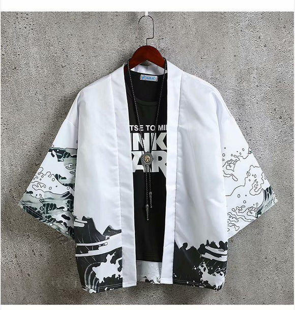 Cardigan Kimono Ligero de Manga Larga