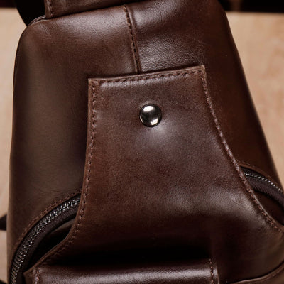 Bolsa Bandolera de Cuero Genuino para Hombre - Estilo Vintage Multifuncional - Image 20