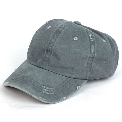 Gorra de Béisbol Lavada para Mujer con Visera Curva - Estilo Simple - Image 4