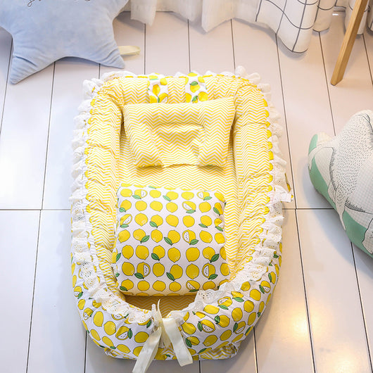 Cuna Portátil Desmontable y Lavable para Bebé con Edredón - Image 3