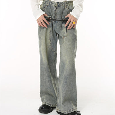 Jeans Hip Hop Hombre Cintura Suelta Diseño Verano
