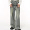 Jeans Masculino Hip Hop Cintura Solta Design de Verão