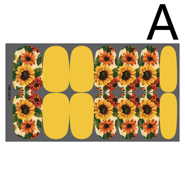 Pegatinas de Uñas Mariposas Hoja de Arce con Adhesivo - Image 8