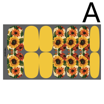 Pegatinas de Uñas Mariposas Hoja de Arce con Adhesivo - Image 8