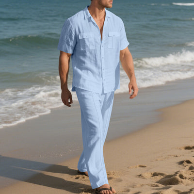 Traje de Trabajo Ejecutivo Manga Corta para Hombre - Image 21