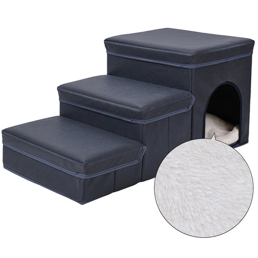 Cama Elevada Multifuncional para Mascotas con Escaleras - Image 4