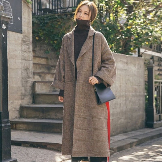 Abrigo Cuadrille de Moda para Otoño e Invierno - Image 2