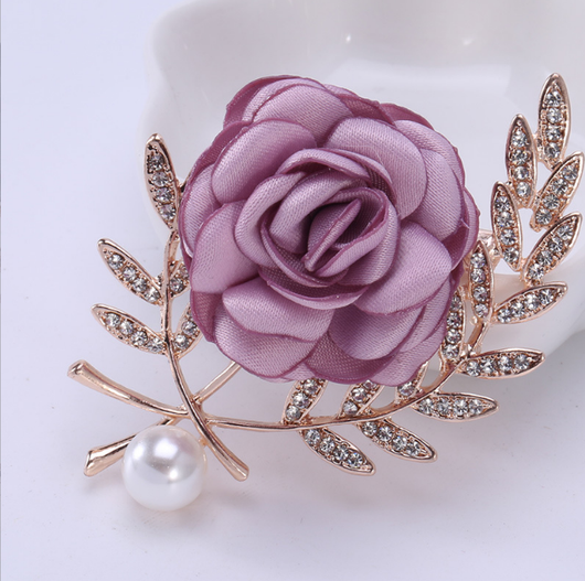 Broche Floral Temperamental para Suéter y Cardigan - Accesorio de Moda Femenina - Image 9