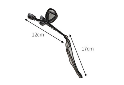 Pinza Metálica para Cabello con Cadena de Borlas - Image 6