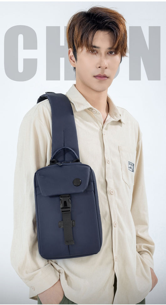 Mochila Casual de Gran Capacidad con Bolsa Pectoral - Diseño Moderno y Funcional - Image 9