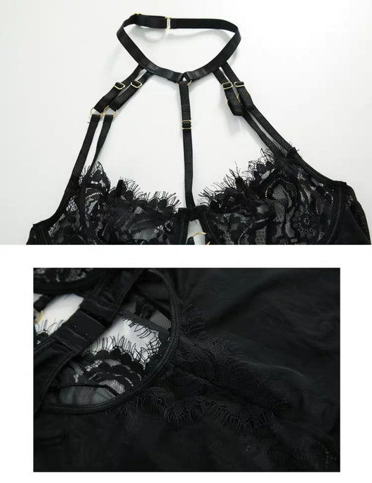 Sostén Negro Meiji Encaje Sensual con Varillas de Acero - Image 10